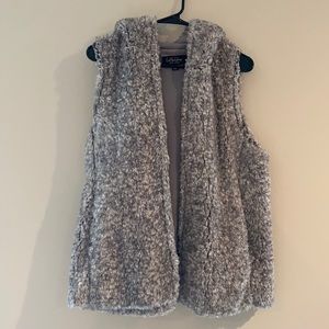 Fuzzy Sherpa vest